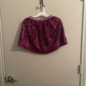 Purple Sequin Little (Girls) Skirt